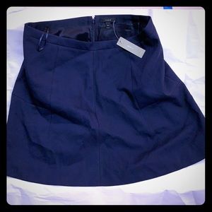 J Crew Navy Blue Circle Skirt